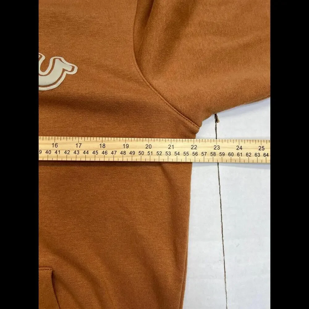True Religion‎ Core Brown Zip Up Hoodie Sz Medium